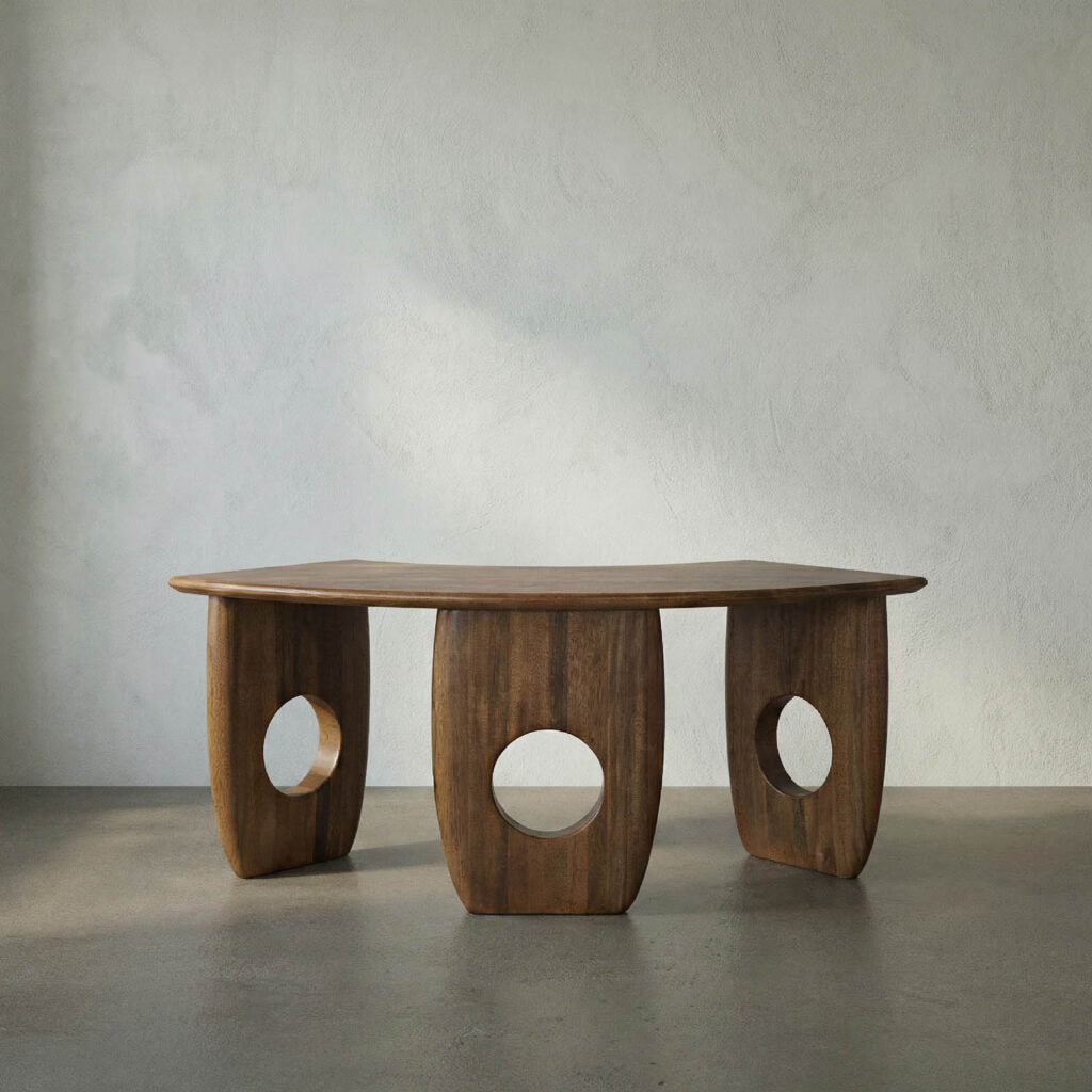 Noir Lobster Desk, Dark Walnut