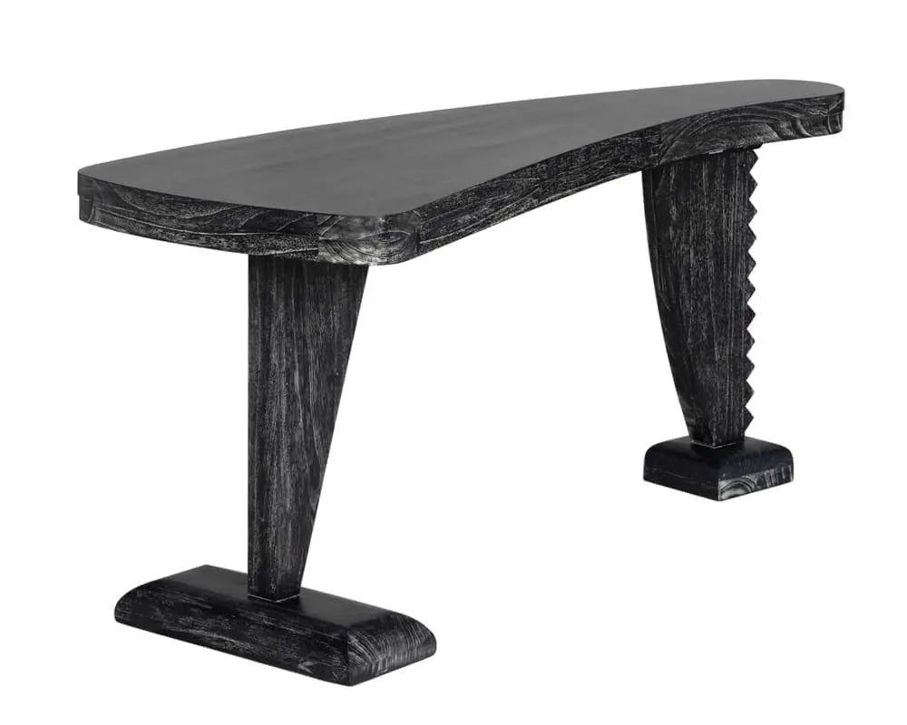 Noir Zigmund Desk, Cinder Black
