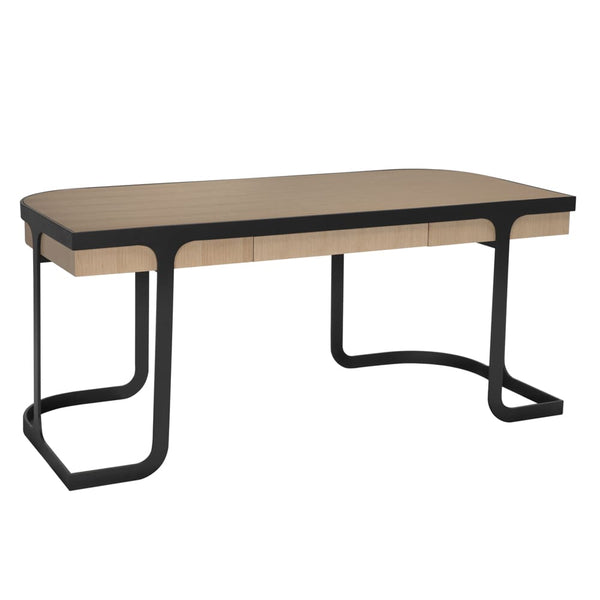 Noir Hamilton Desk, White Oak