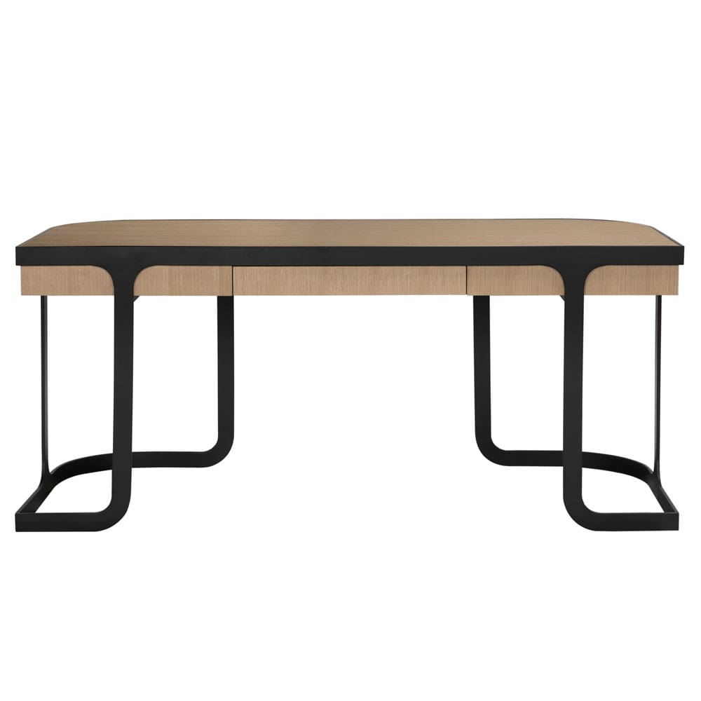 Noir Hamilton Desk, White Oak