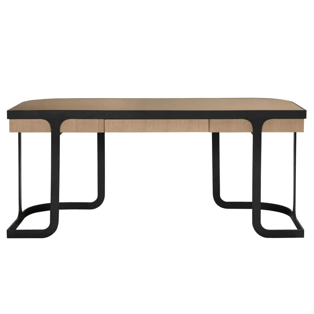 Noir Hamilton Desk, White Oak