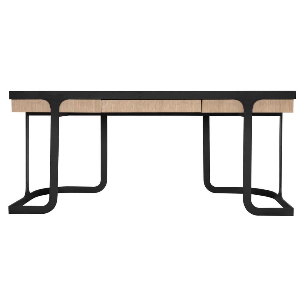 Noir Hamilton Desk, White Oak