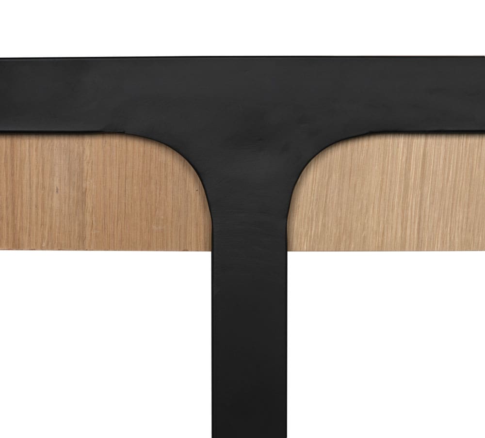 Noir Hamilton Desk, White Oak