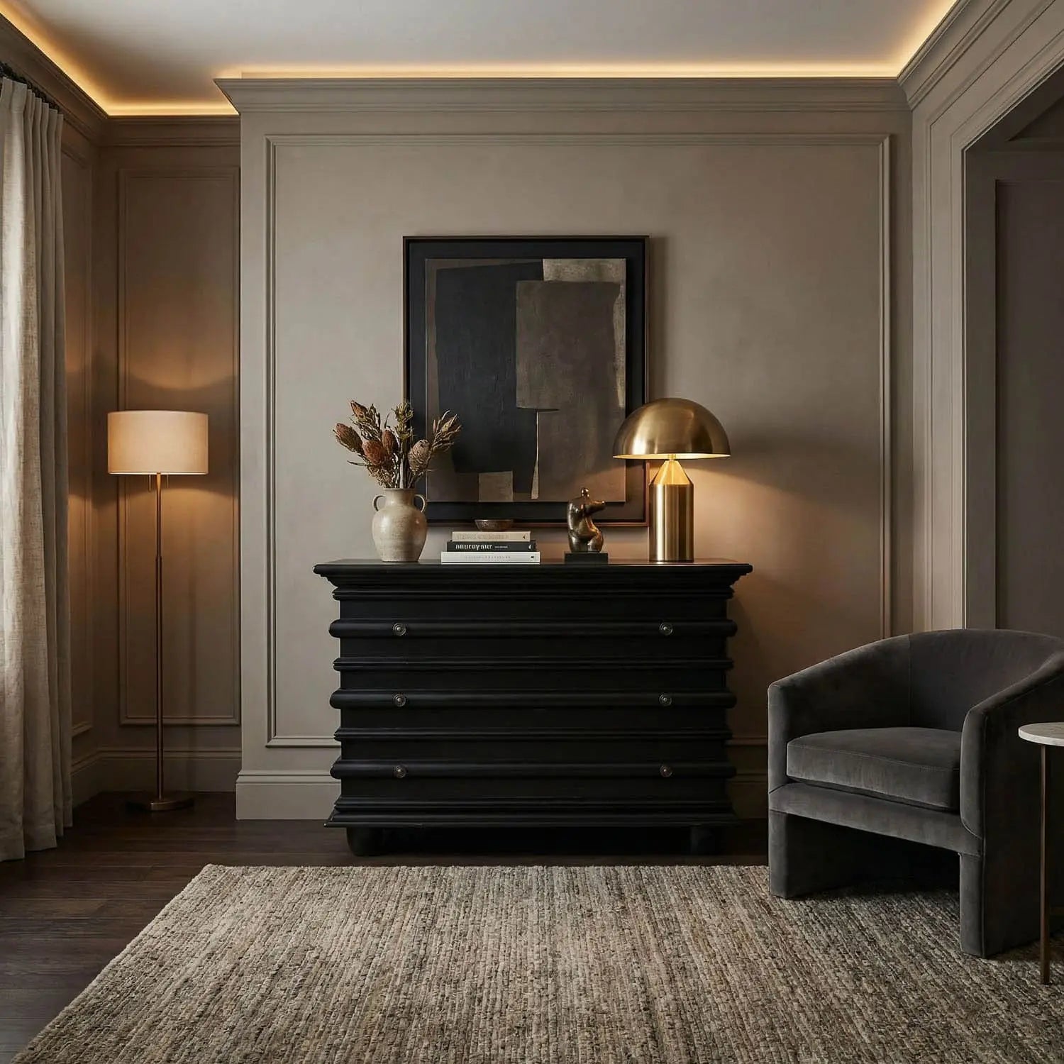 Noir Ascona Small Chest