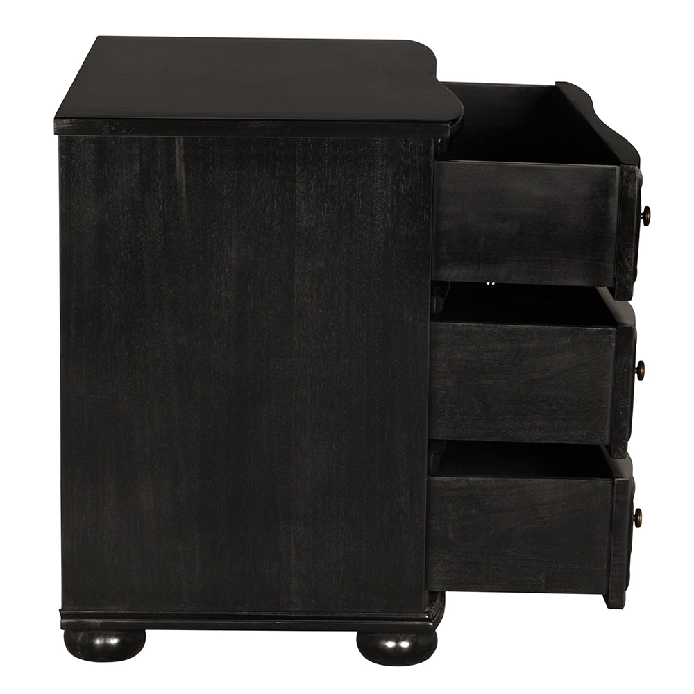 Noir Lauren Dresser,Hand Rubbed Black