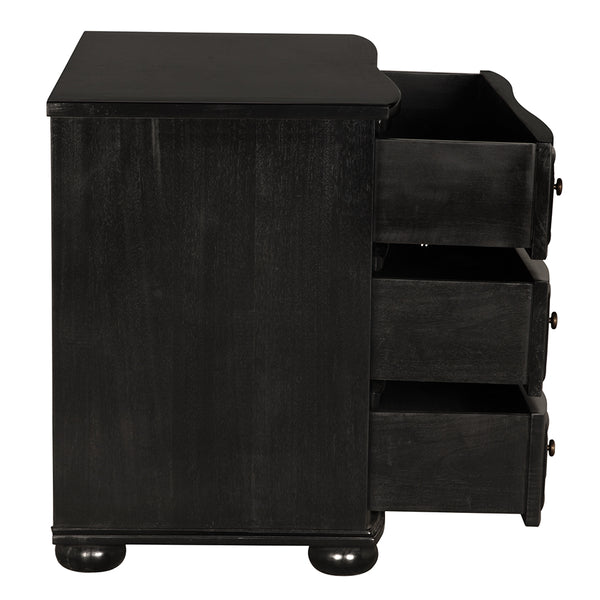 Noir Lauren Dresser,Hand Rubbed Black