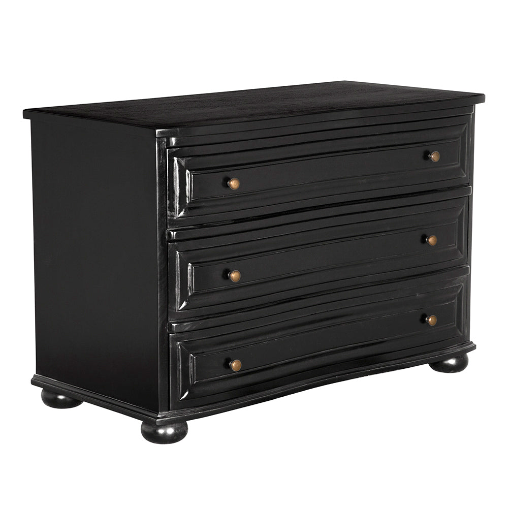 Noir Lauren Dresser,Hand Rubbed Black