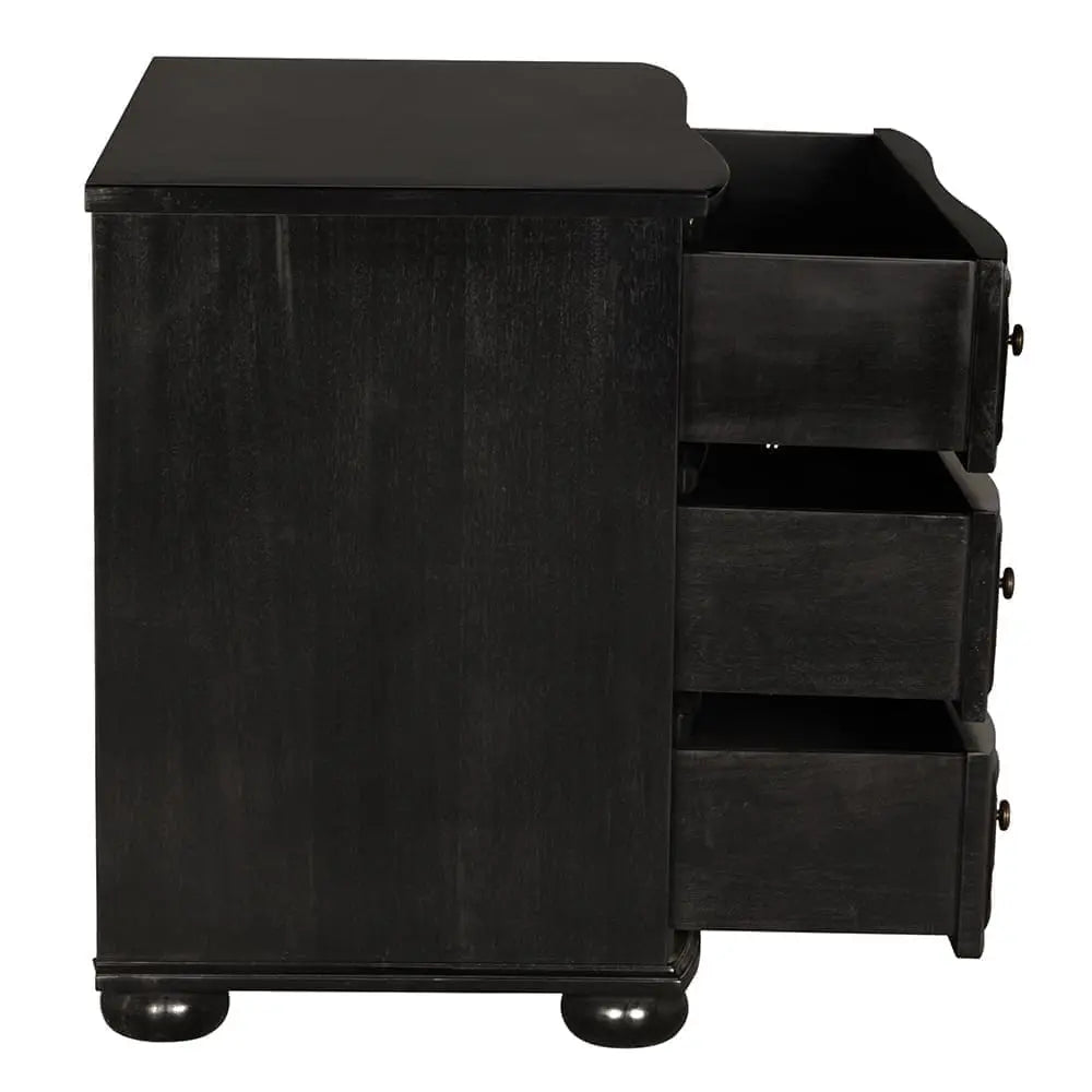 Noir Lauren Dresser,Hand Rubbed Black