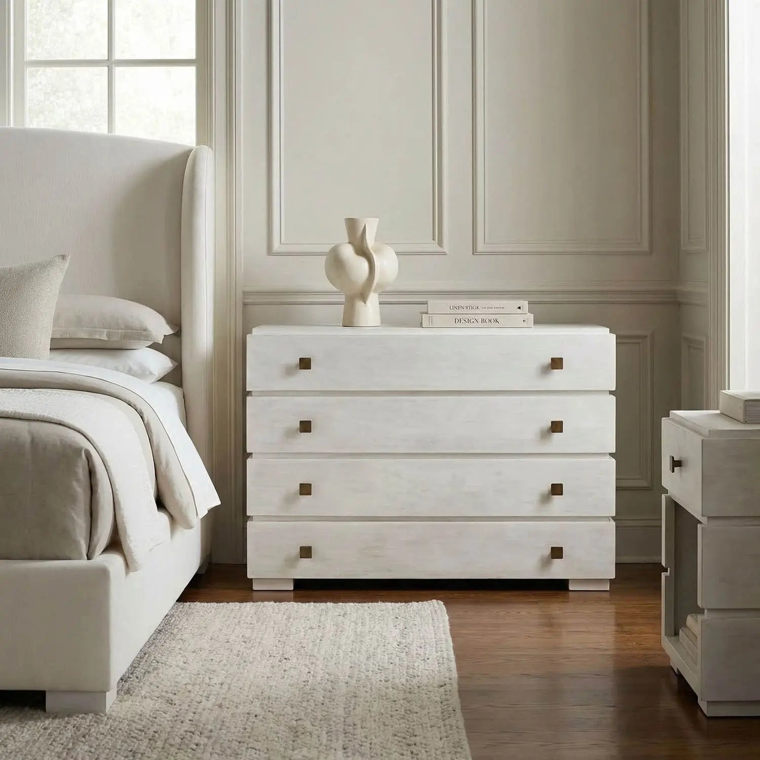 Noir Hofman Dresser, White Wash