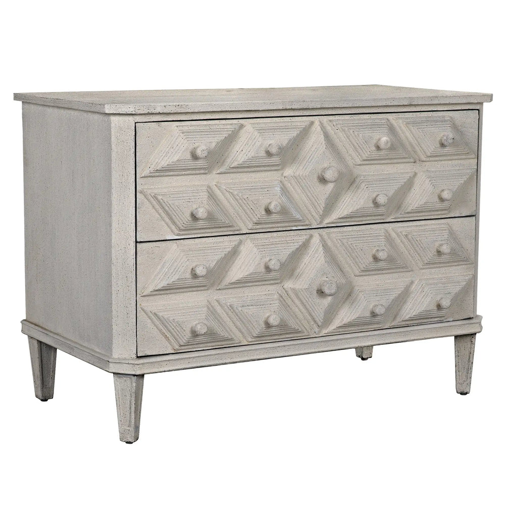 Noir Giza Dresser, White Weathered