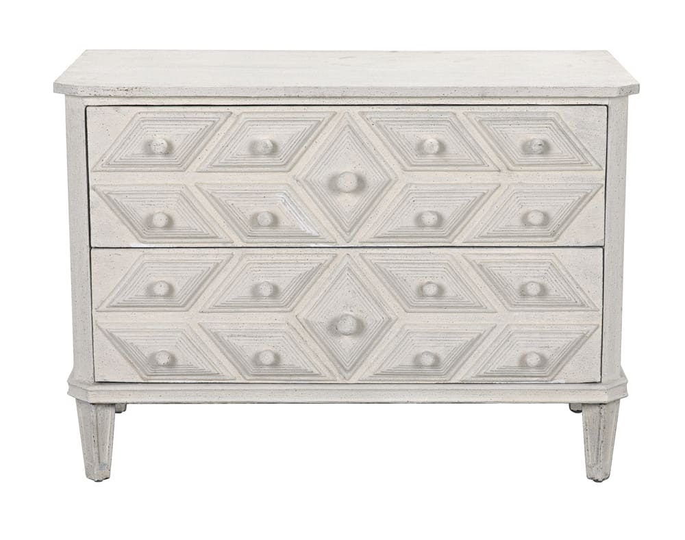 Noir Giza Dresser, White Weathered