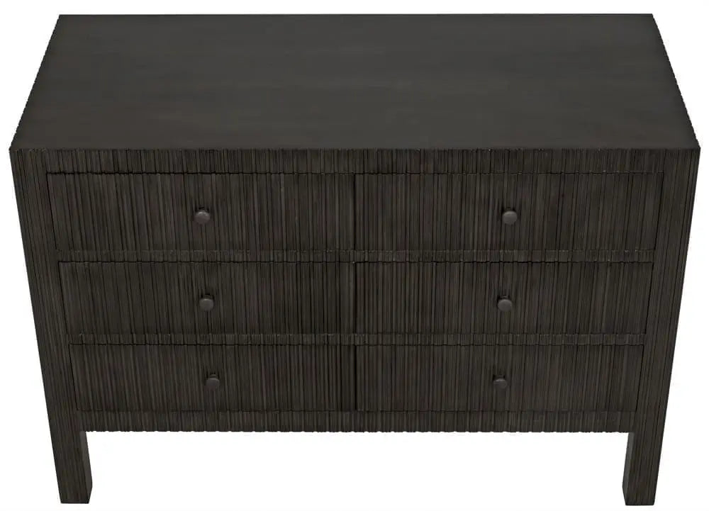 Noir Conrad 6 Drawer Dresser