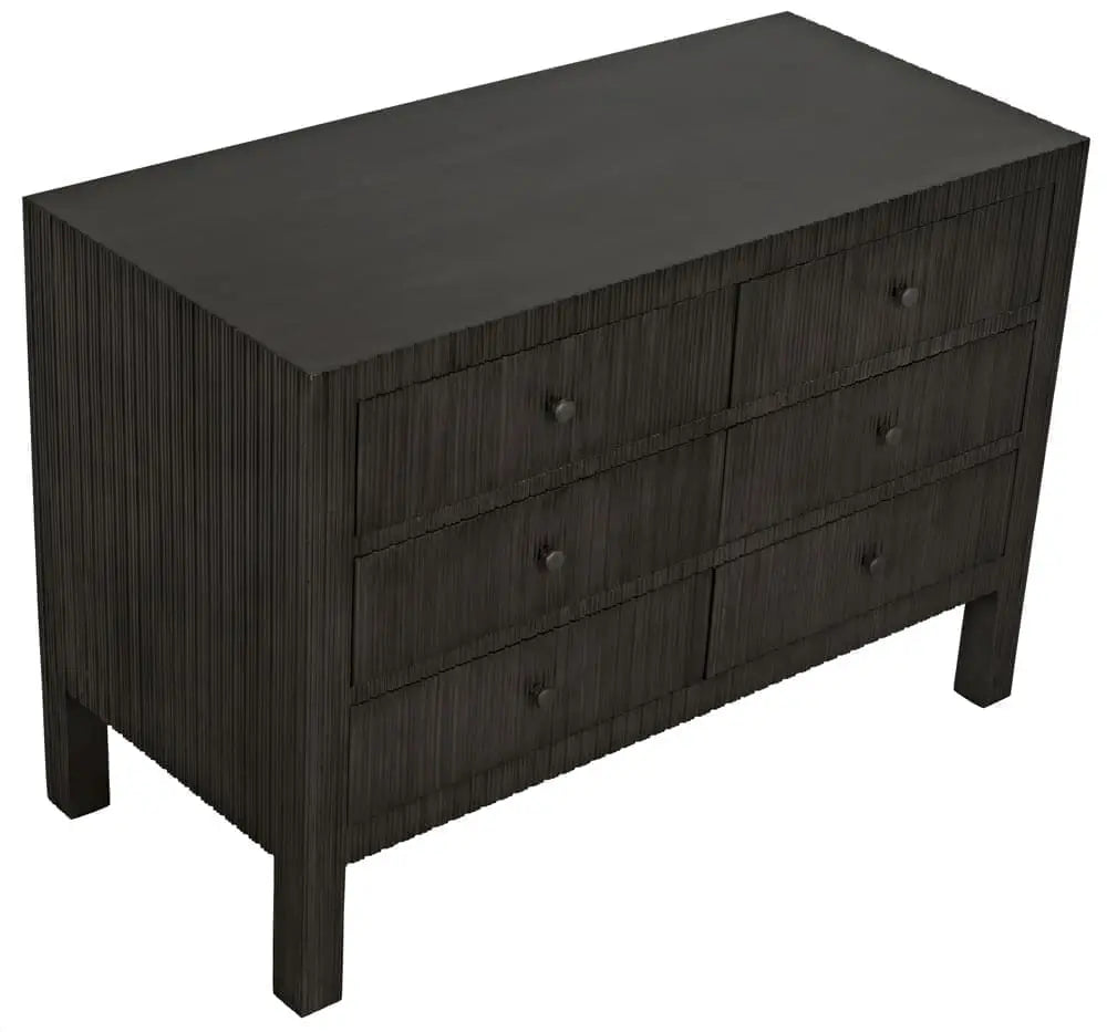 Noir Conrad 6 Drawer Dresser