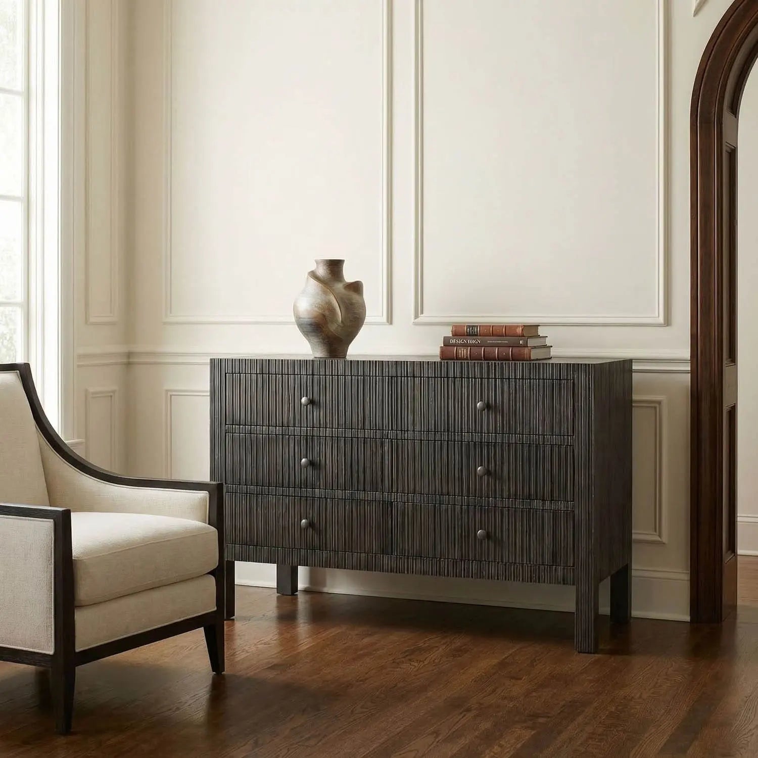 Noir Conrad 6 Drawer Dresser