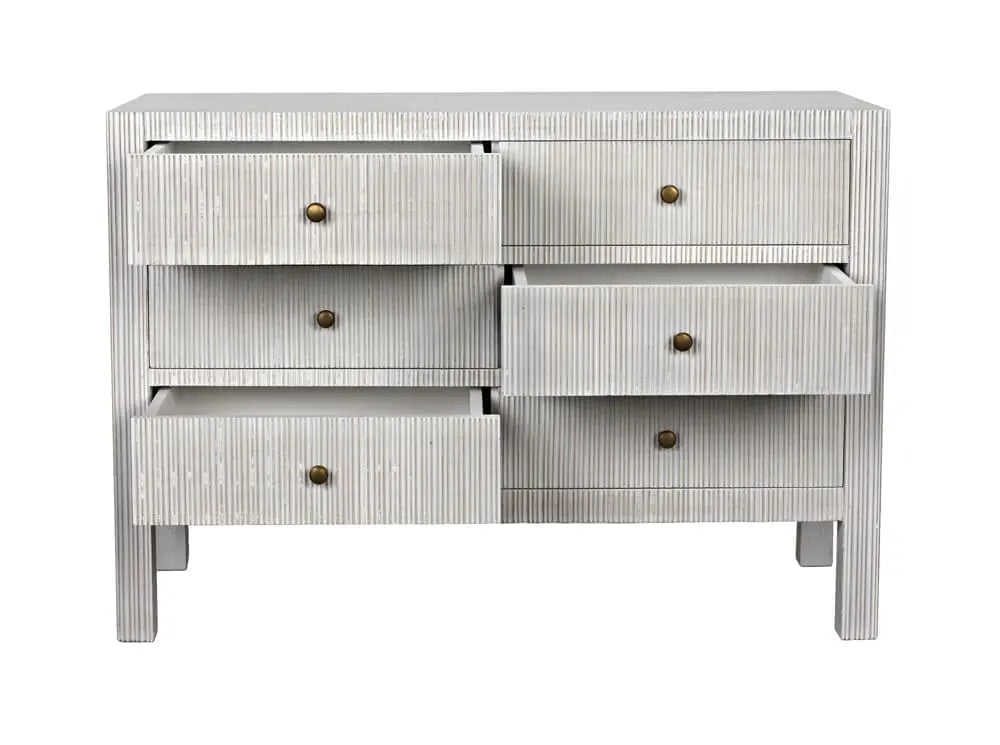 Noir Conrad 6 Drawer Dresser