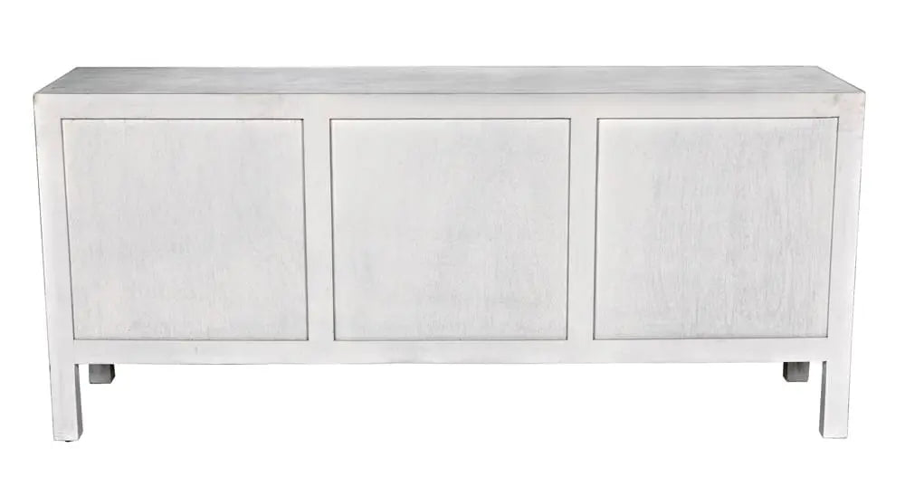 Noir Conrad 9 Drawer Dresser, Pale
