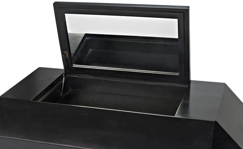 Noir Rhiana Dresser, Hand Rubbed Black