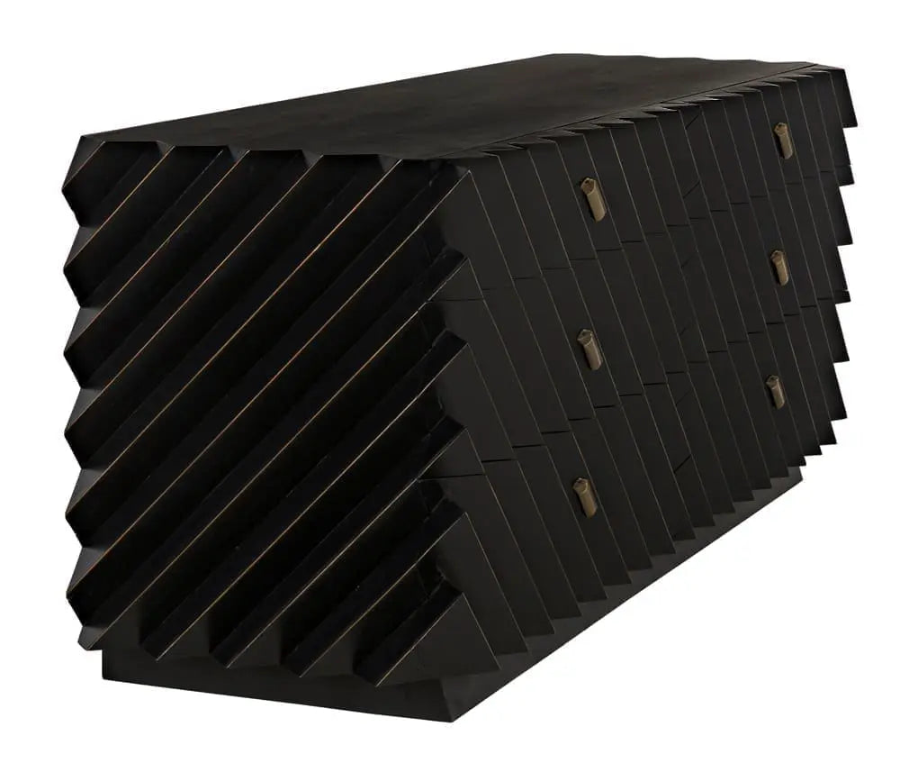 Noir Hikaru Dresser, Hand Rubbed Black