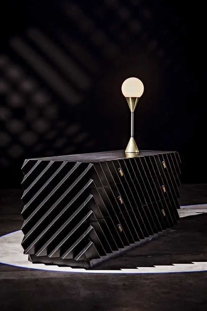 Noir Hikaru Dresser, Hand Rubbed Black