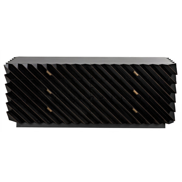Noir Hikaru Dresser, Hand Rubbed Black