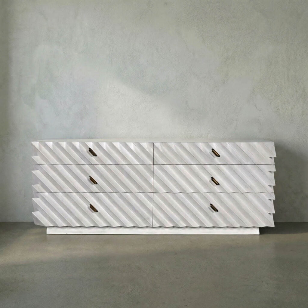 Noir Hikaru Dresser, White Wash