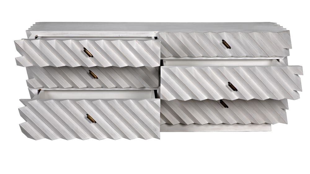 Noir Hikaru Dresser, White Wash