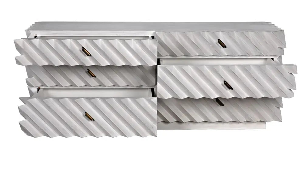 Noir Hikaru Dresser, White Wash