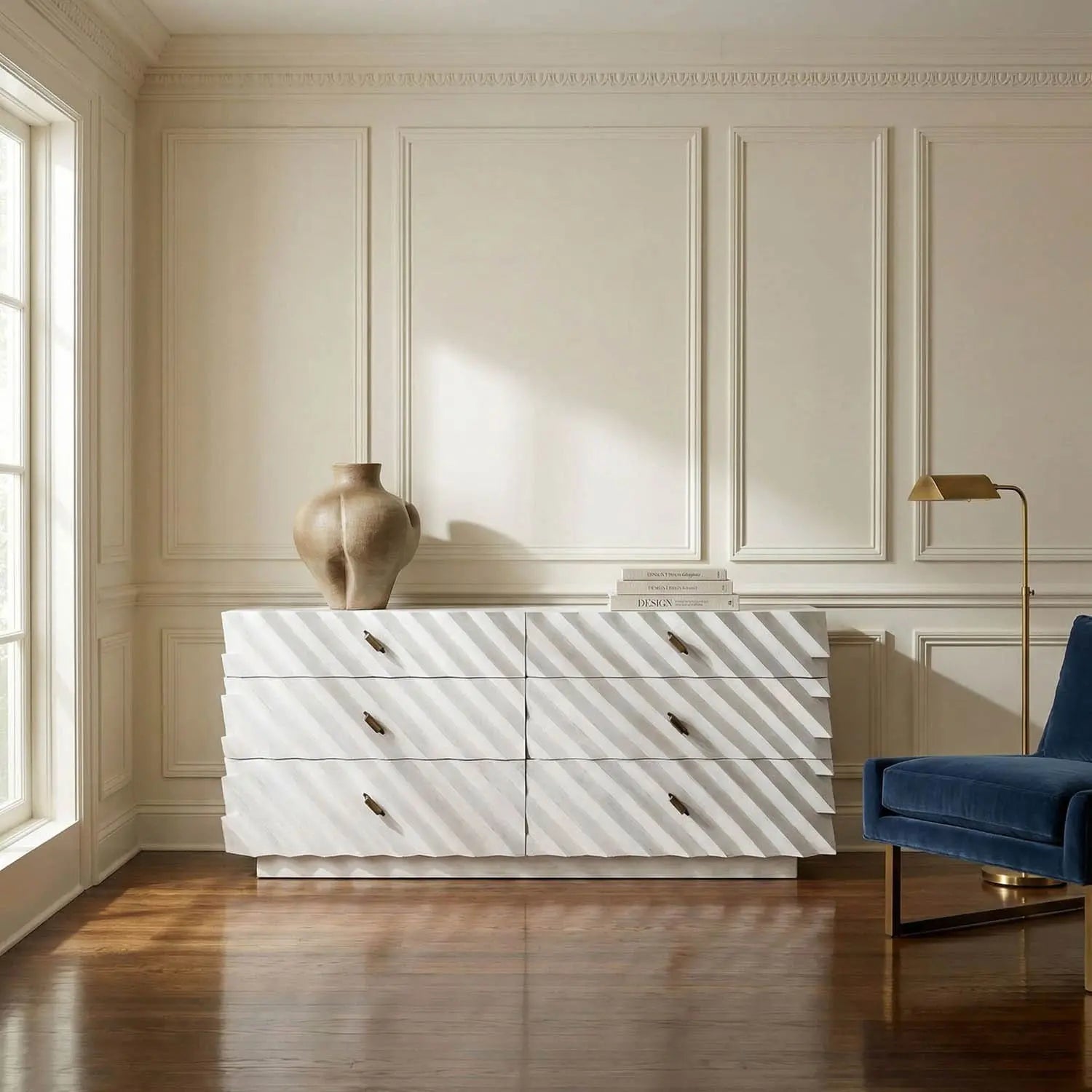 Noir Hikaru Dresser, White Wash