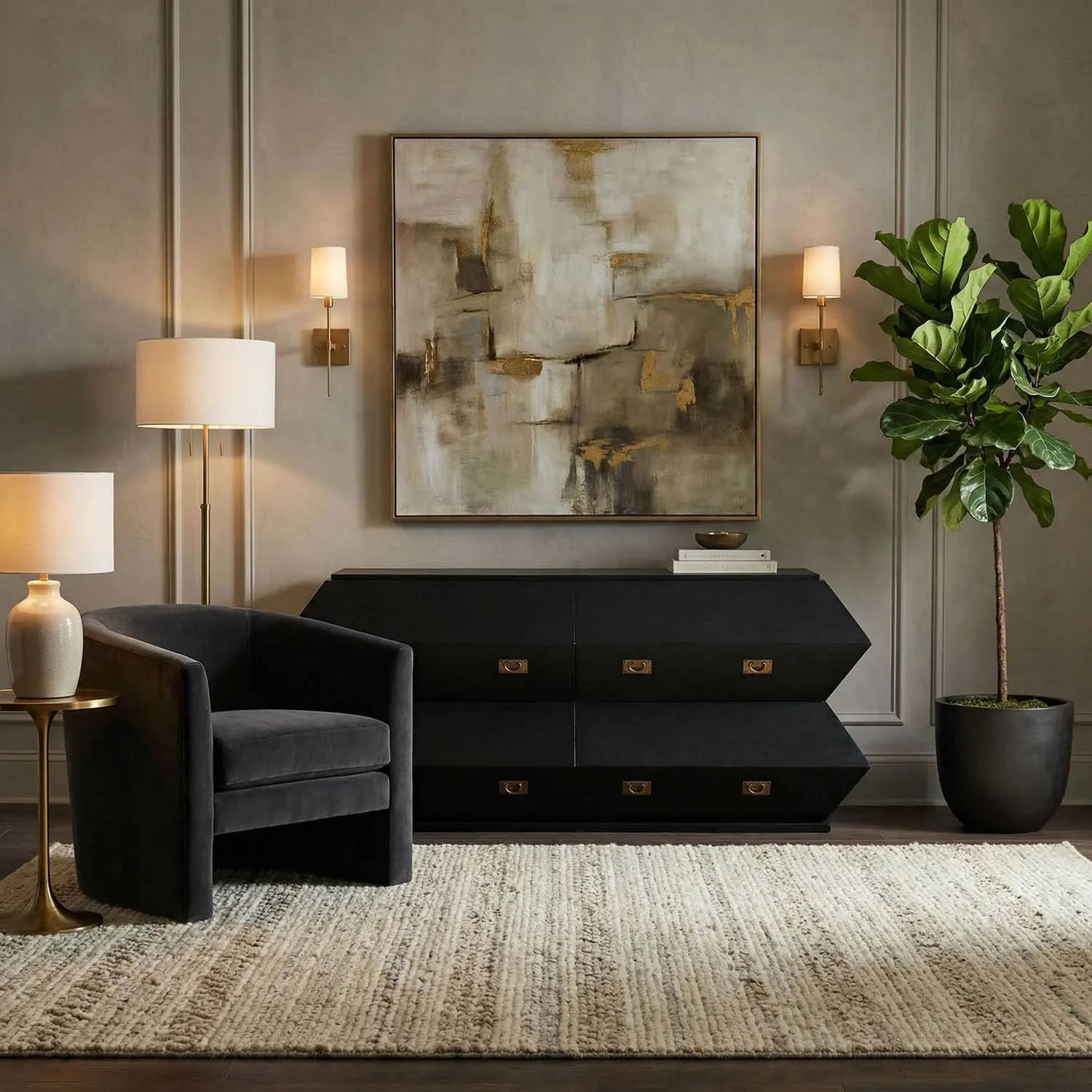 Noir Vico Dresser