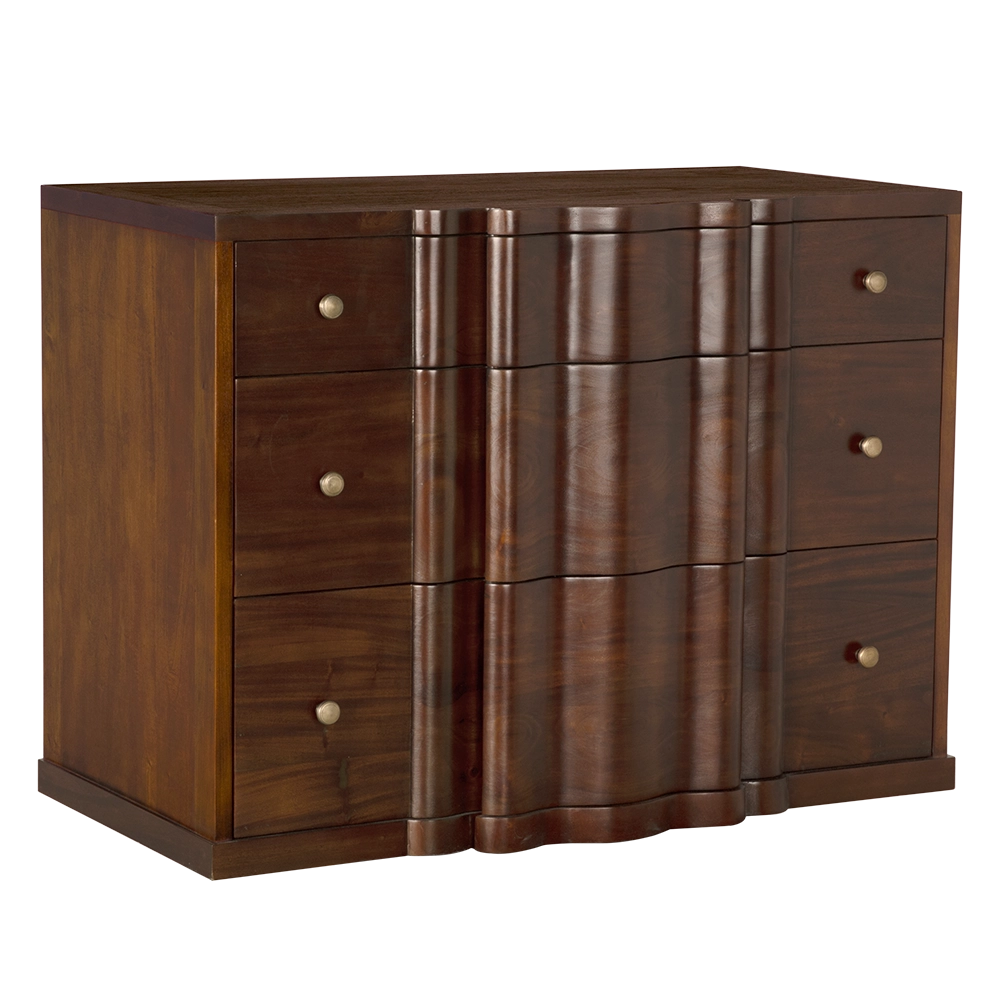 Noir Kiss Dresser, Hand Rubbed Brown