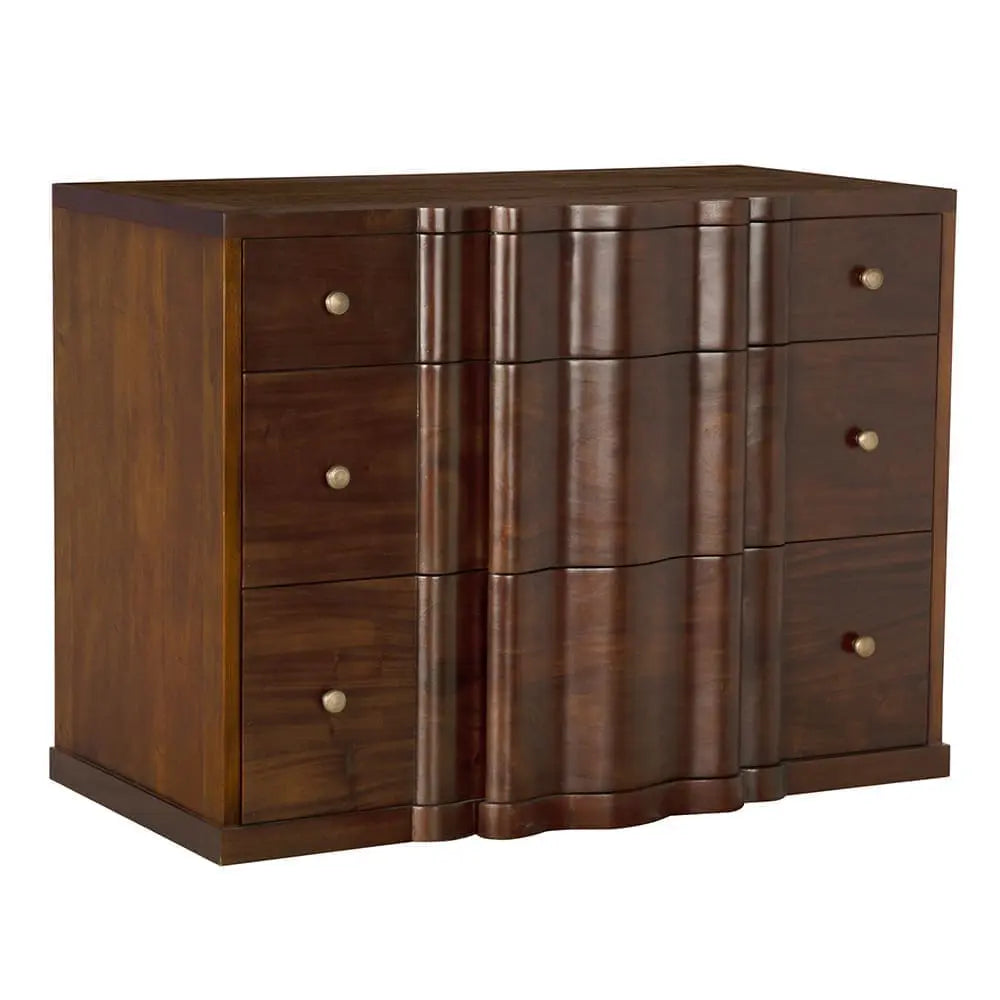 Noir Kiss Dresser, Hand Rubbed Brown
