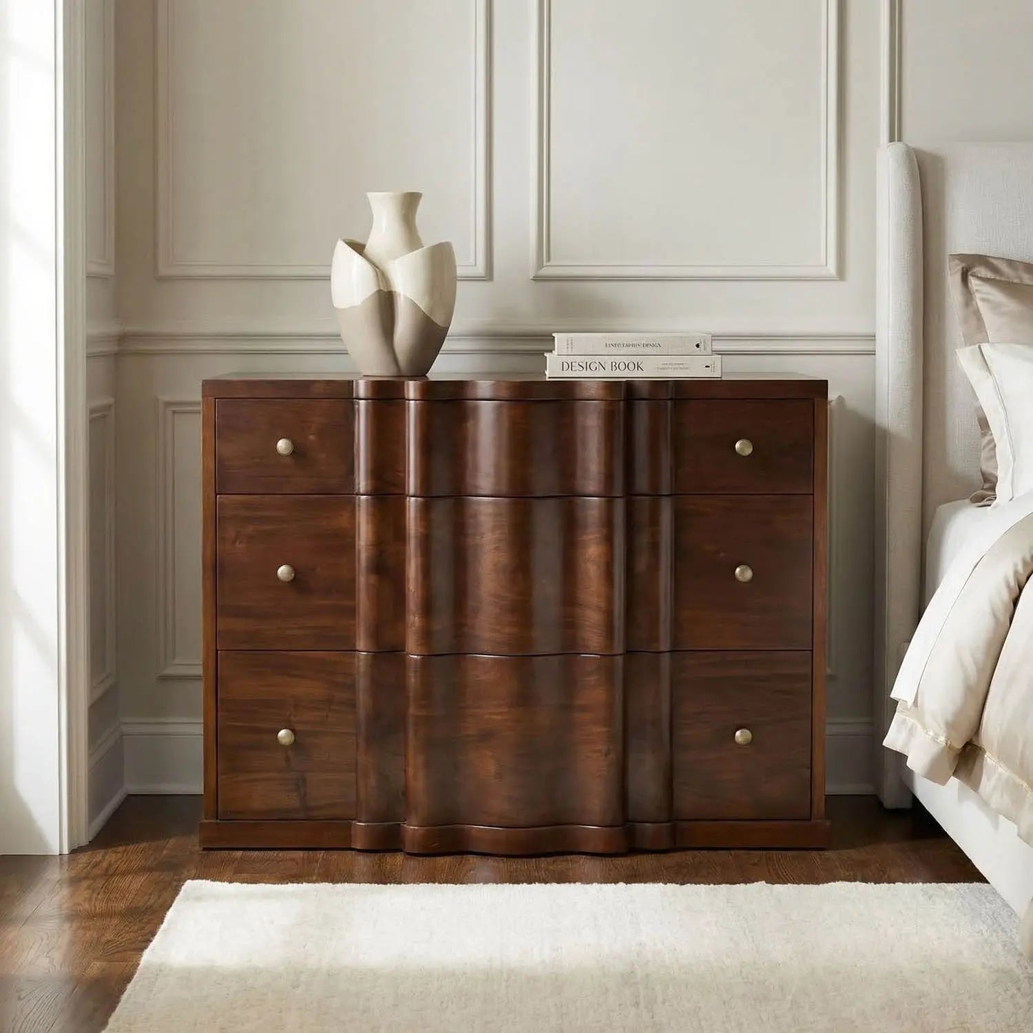 Noir Kiss Dresser, Hand Rubbed Brown
