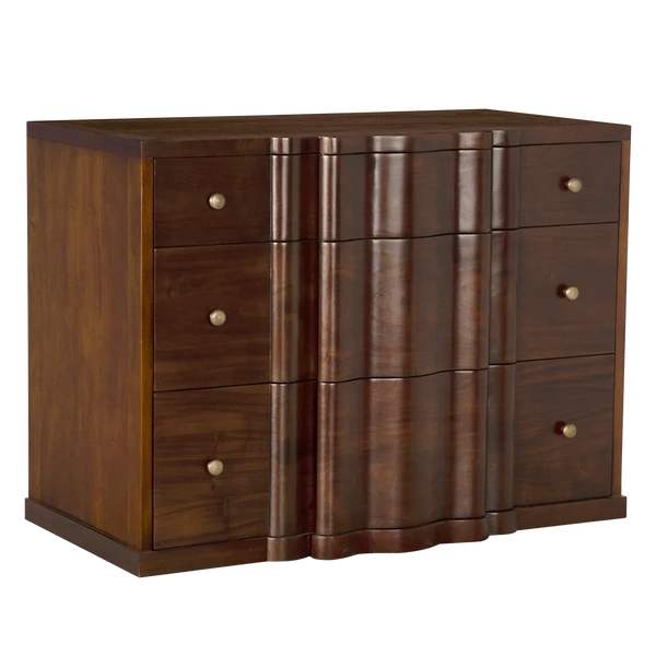 Noir Kiss Dresser, Hand Rubbed Brown