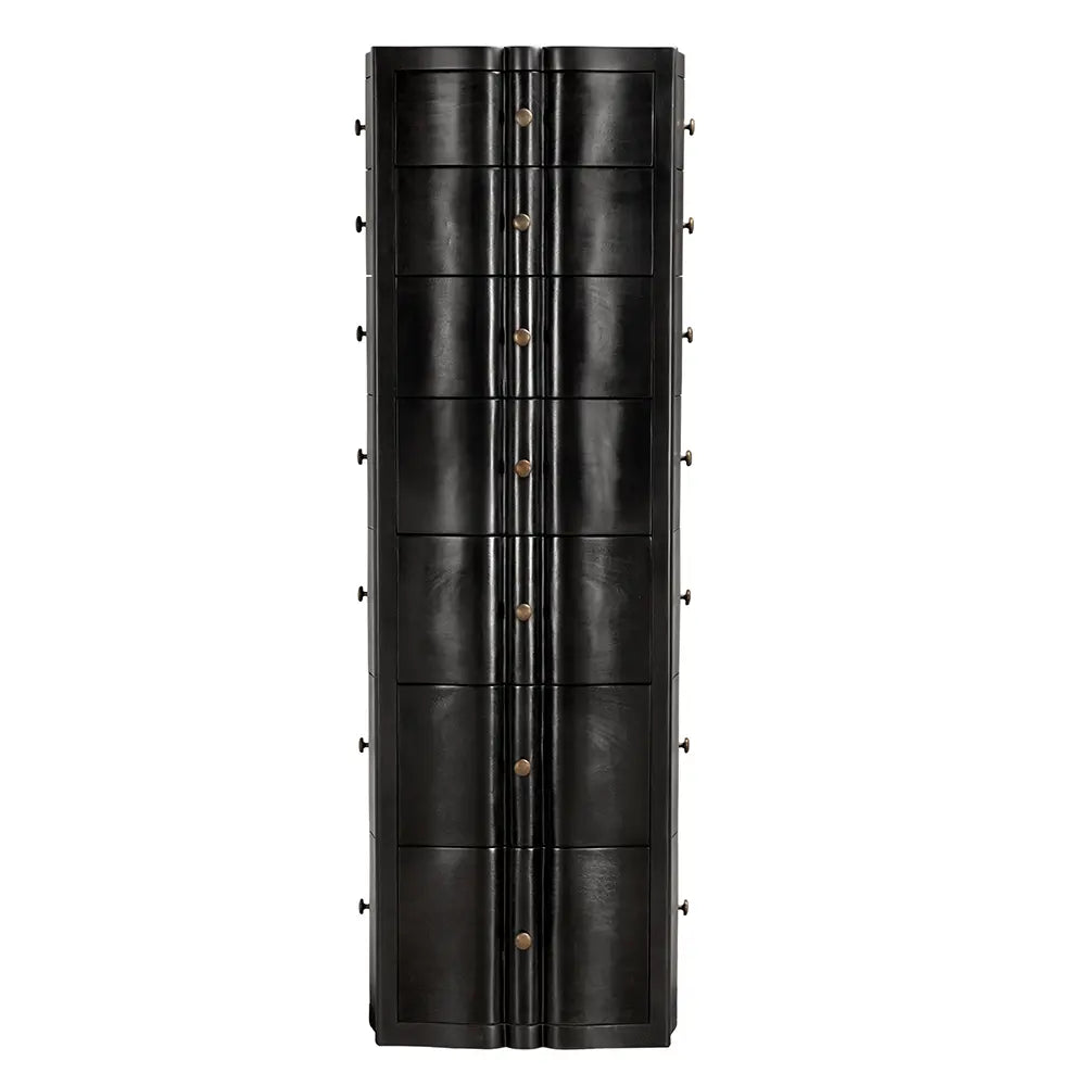 Noir Monolith Four Sided Tower Chest