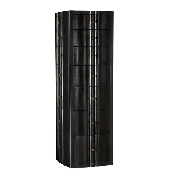 Noir Monolith Four Sided Tower Chest