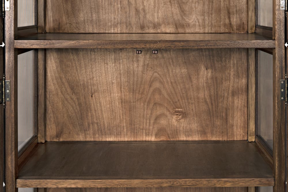 Noir Collins Hutch, White Oak