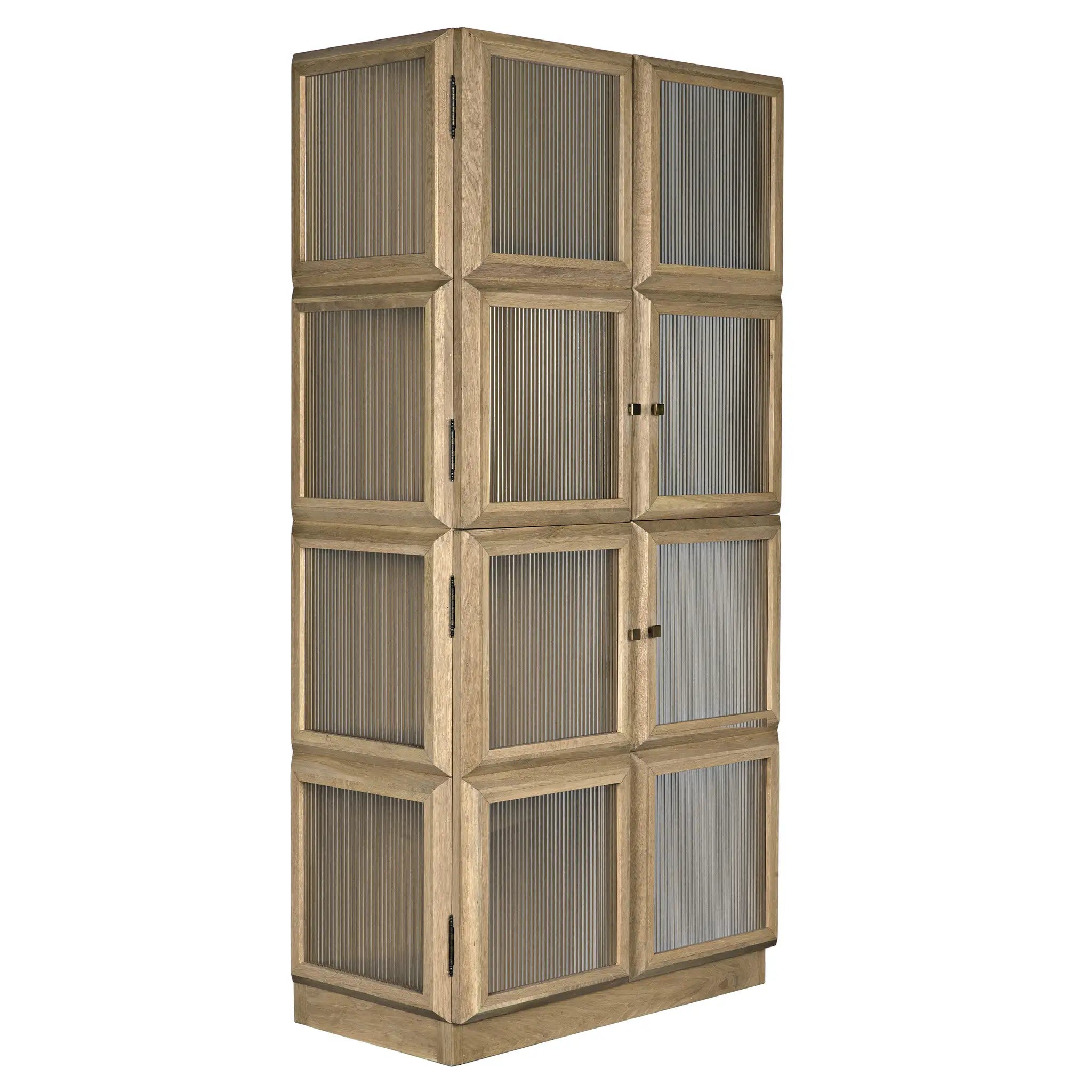 Noir Collins Hutch, White Oak