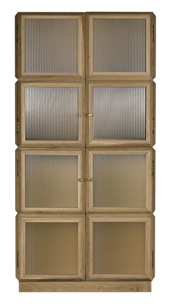 Noir Collins Hutch, White Oak