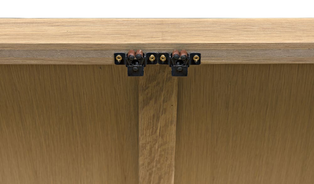 Noir Collins Hutch, White Oak