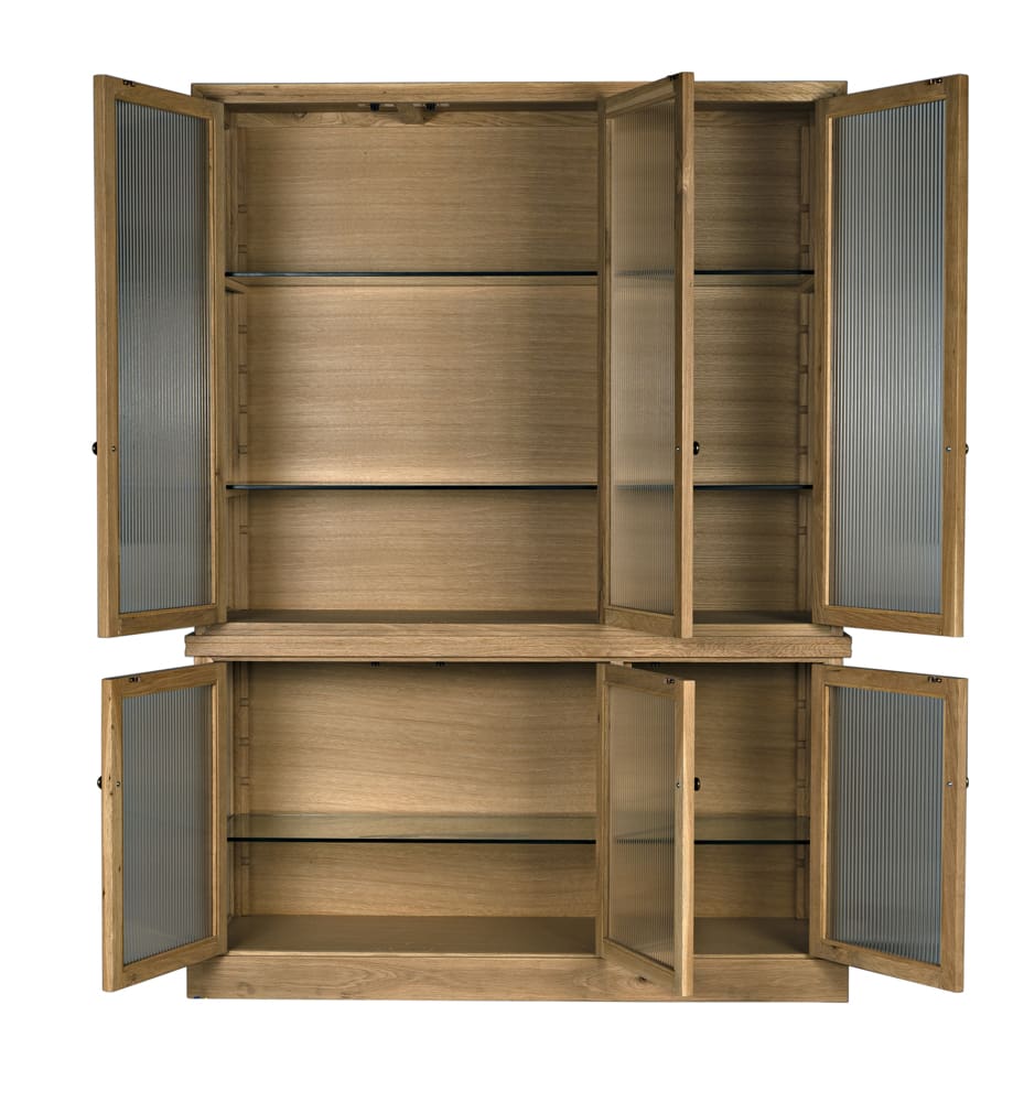 Noir Chester Hutch, White Oak