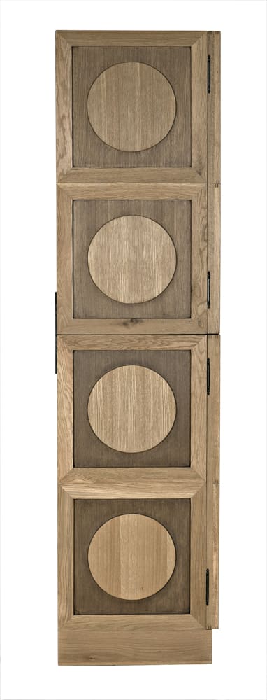 Noir Wellington Hutch, White Oak