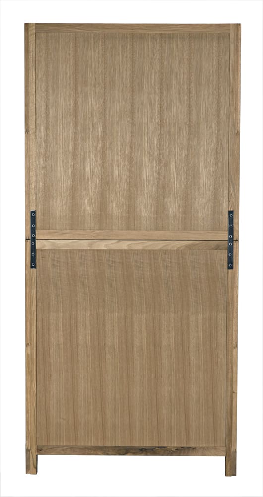 Noir Wellington Hutch, White Oak