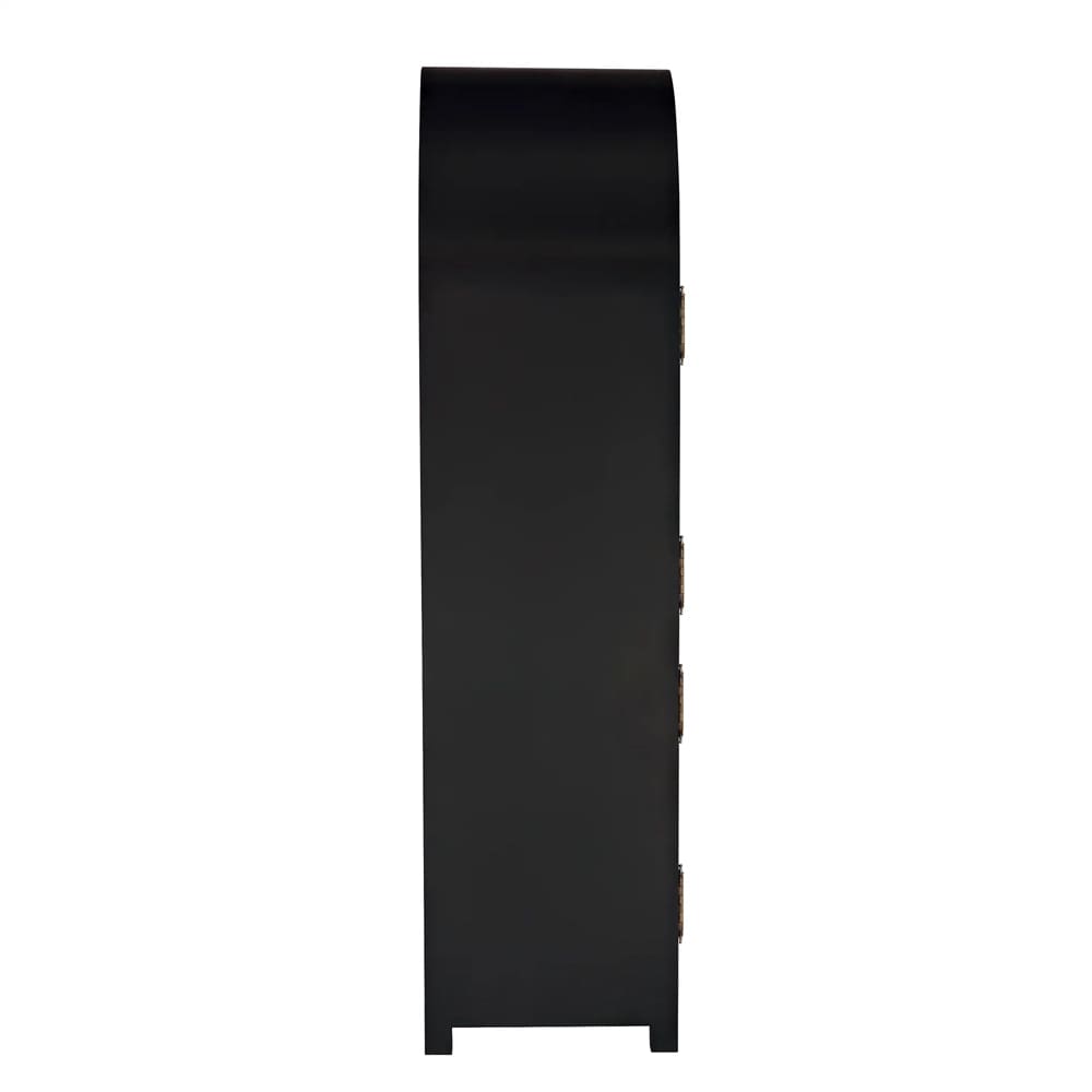 Noir Haring Hutch, Hand Rubbed Black