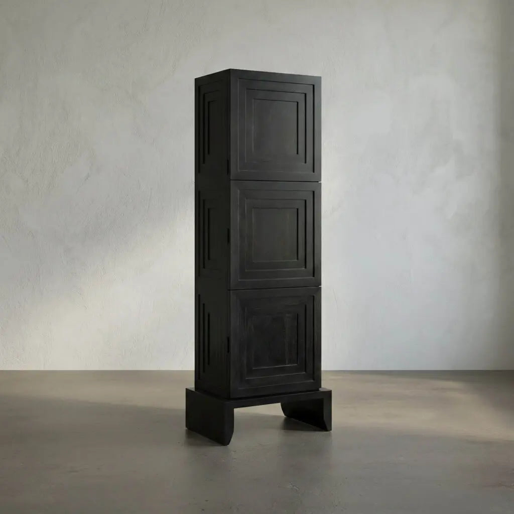 Noir Etruscan Tower Cabinet