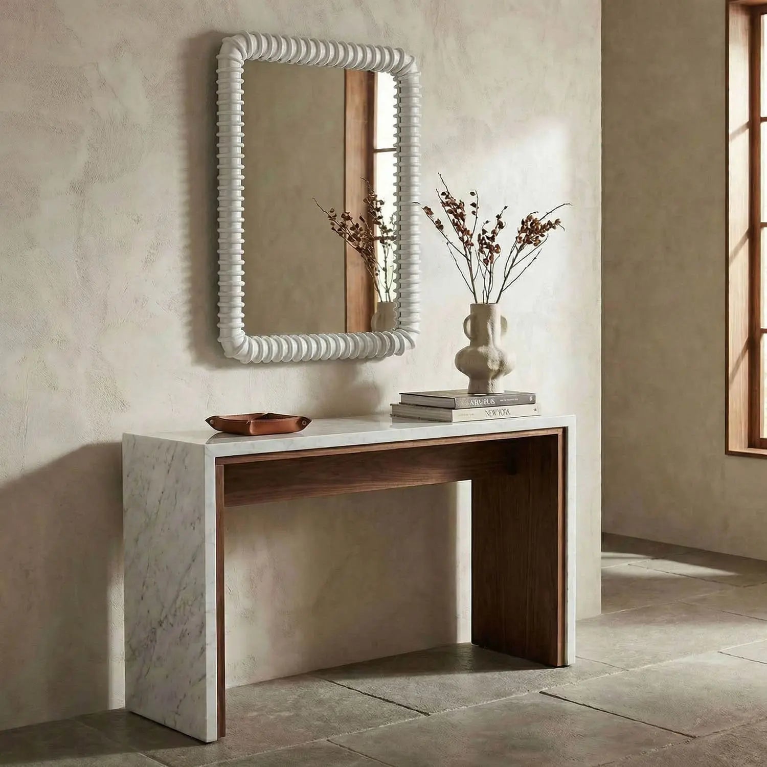 Noir Toshi M Irror, Solid White
