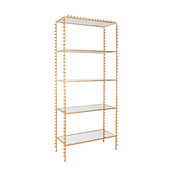 Worlds Away Goldie Etagere