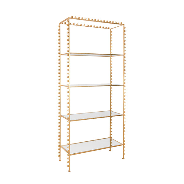 Worlds Away Goldie Etagere