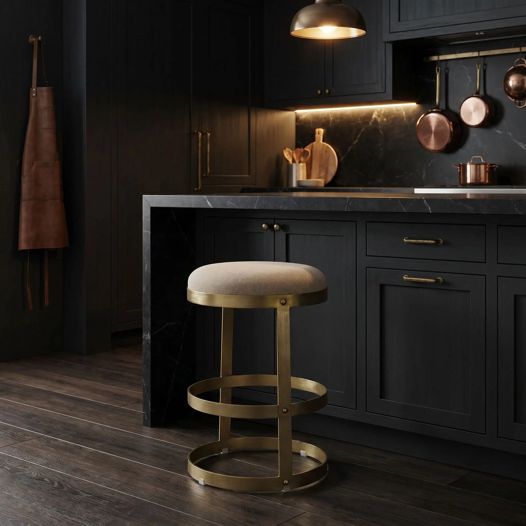 Noir Dior Counter Stool