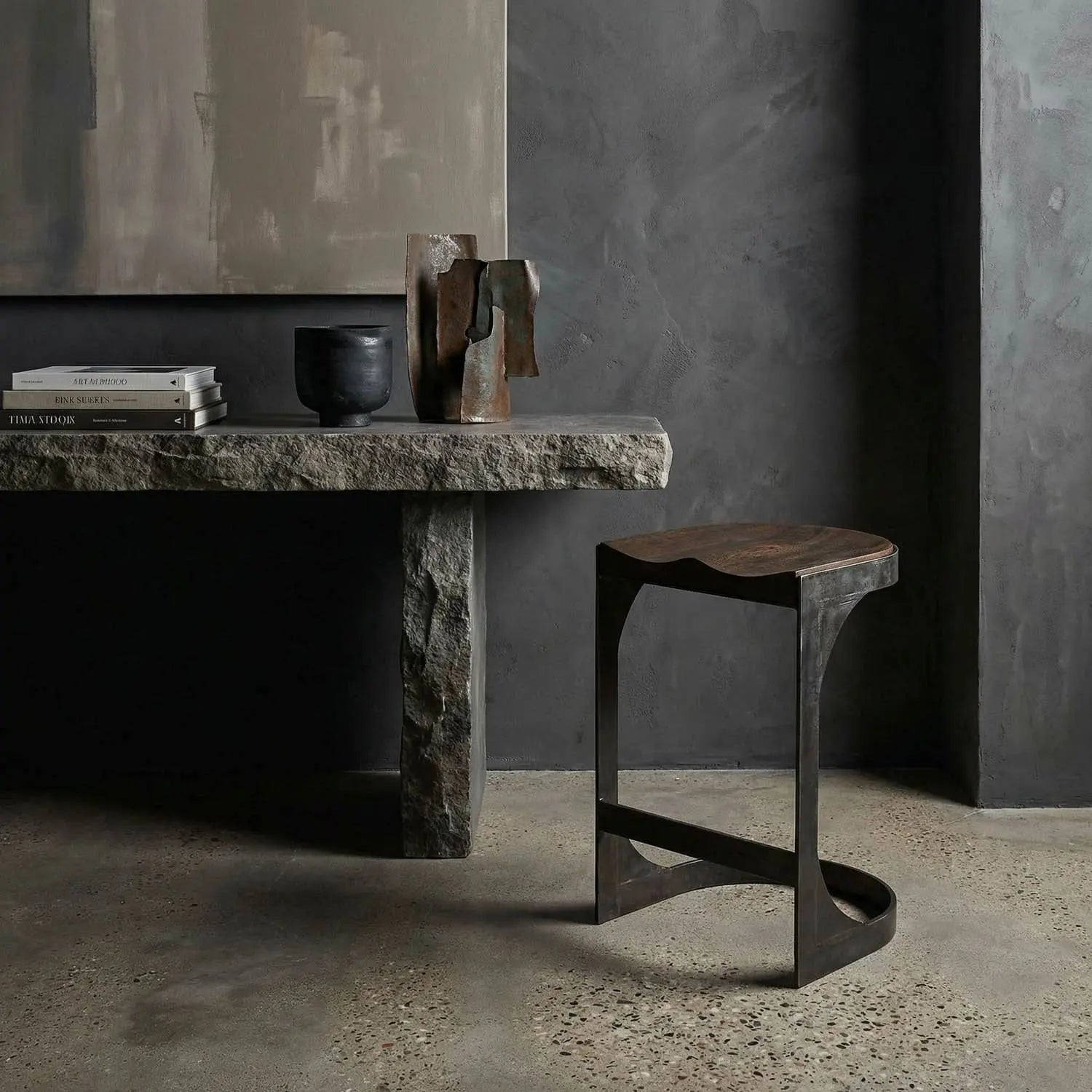 Noir Baxter Counter Stool
