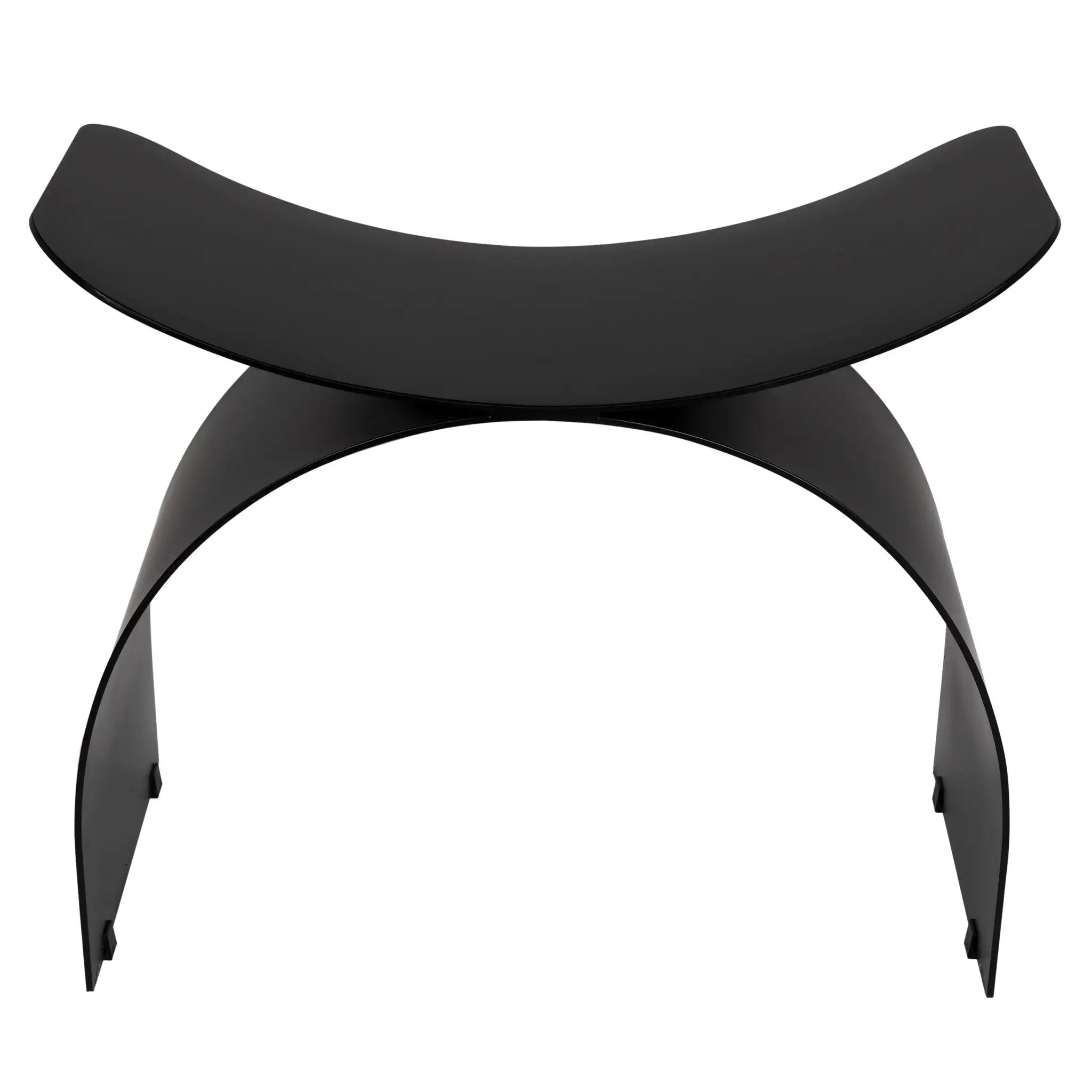 Noir Papillon Stool, Black Steel